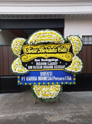 Papan Bunga Duka di Petarukan